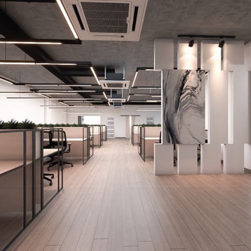 MINIMAL LUXORIOUS OFFICE DESIGN